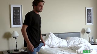 horny stud shoves his morning wood inside his girlfriend
