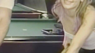 A Cock in the Ass and One in the Mouth in the Pool Hall