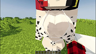 Beautiful girl dressed as a cow wants me to milk her and give her my milk