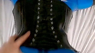 Cristal Kinky Blue Rubber Doll POV Fucking