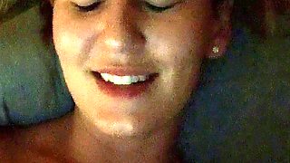 Hot brunette from squirt masturbating on webcam