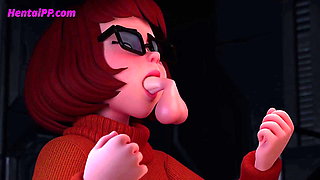 Velma Get Fucked By Ghost Penises ( Cartoon )