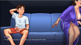 Summertime saga - gameplay - roleplay -debbie shower scenes and mutual masturbation