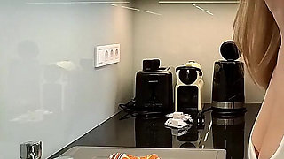 Incredibly Hot All Natural Big Tits Beauty Amateur Housewife at Home Gets Bored and Ignored Flashes Pussy Under Her Skirt