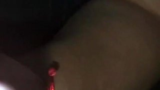 Two Young People Fuck in a Dark Bedroom at Night