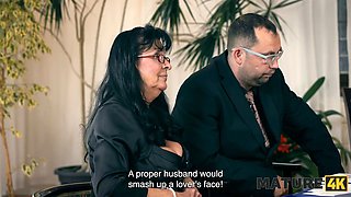 Mature4k. old elle with Huge Tits screwed her gardener in doggie-style and finished up in court