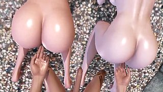 Mr Joni Forever Vacation Threesome: Poolside Public Creampie Fun in HD