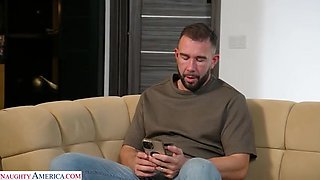 Sexy Blonde Hayley Davies Spreads Her Legs For Married Cock