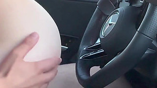 18 Years Old Stepsister Ask for Hard Fuck in the Car She Fuck Like a Bitch