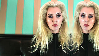 Spandex Catsuiit and Latex Gloves