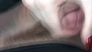 Alina's Handjob Pleasure on the Back Seat in a Car