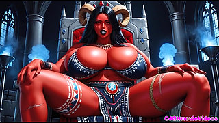 The demon queen punish her minions, Ai animation