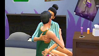 Stepmom Ushabhabhi69 gets railed in a cartoon room