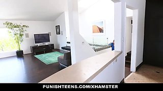 Punishteens - caught fingering & penalized by her daddy