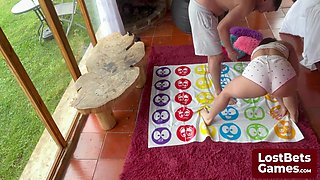 Get Ready For A Heated Game Of Strip Twister With Amelia And Lucas With Celestina Blooms And Aften Opal