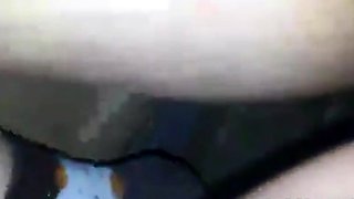 Asian Girl Facesits in Car