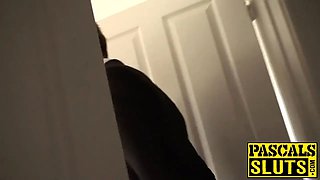 Blond uk tart drilled insanely hard by dom in fashionable suit