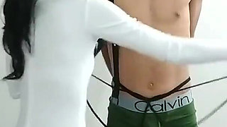 Restrained, Panty Gagged and Punished Under Maria's Stinky Feet!