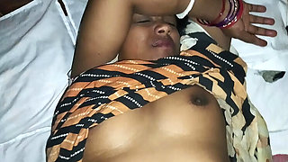 Desi Aunty Rasleen Gets Fucked Hard at Midnight - Tight Pussy Creampie