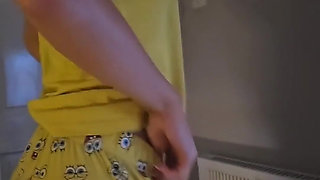 Stripping From My Spongebob Pjs
