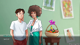 Summertime saga I fucked my stepsister as she was naked in her room