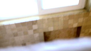 Showering teen stepsis fuck perv stepbro