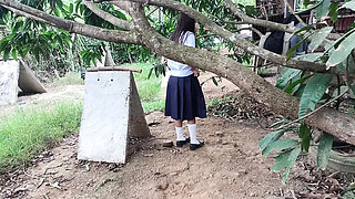 Stepdaughter Gets Punished Before School - Tight Teen Filipina Moaning