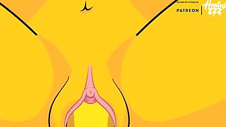 Marge Takes Big Dick Doggy Style - Anal Creampie in HD