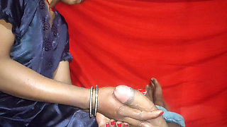 Desi Bhabhi sucks my cock and takes cock deep in her throat Finally cum in her mouth