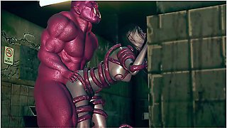 Claire Redfield, Jill Valentine And Car Toon - Beautiful Women Fucked In Public Toilets By Slippery Orcs