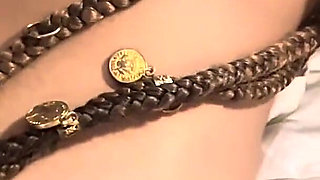 Sexy Bright Light Ebony Dakota Slim Enjoying Solo Play