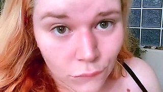 Big boob brunette masturbates on webcam