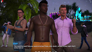 Dominos Beach 21: Victory Party Start & Christine's Anniversary Worry (sfw)