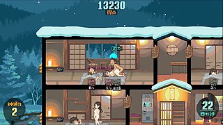 Yukiya Hot Spring the Waters of Fertility Hentai Game Ep.4 Wife Creampie While Her Husband Is Resting in His Bed!