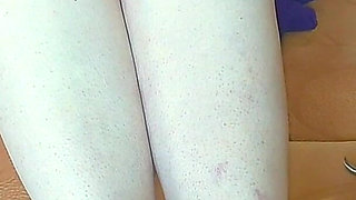 Mom Gets a Pedicure and Doesn't Even Realize She's Exposing Her Vagina.