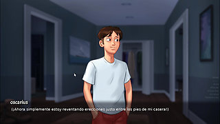 Movie night with my stepmom ends hot