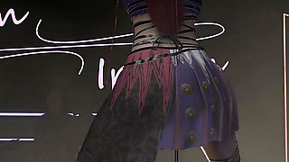 3D Two Horny Slut Cosplay Stripper Got Fucked by Two Big Dicks