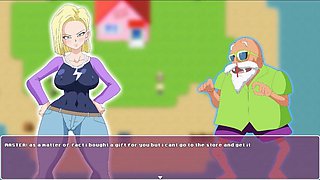 Android Quest for the Balls - Dragon Ball Part 1 - Android 18 Having Fun