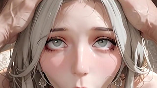 Big house, widow alone and eager to suck and be fucked all night - AI-generated content