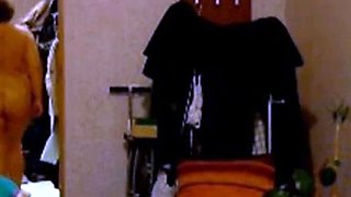 Russian BBW With Mega Boobs On Webcam