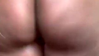 POV-horny Ebony Slut Clapping Huge Big Black Ass 40 Times