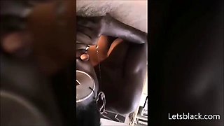 Black babe blowjob and anal fucking: Amateur, Hardcore  Cumshot Porn