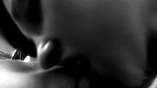 Blonde and brunette lesbians licking and sucking pussy