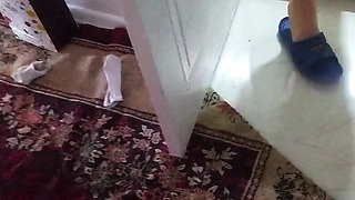 POV Real Amateur Couple's Bathroom Sex Image