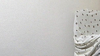 Short Student Uniform, Mini Skirt, Thong Panties and Socks, Skinny and Big Ass Serious Japanese Girl Cleaning Apartment