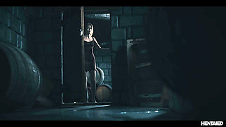 Young Russian Blonde Fucked by Basement Monster - Hardcore Hentai Anime 3d Creampie & Cum in Mouth