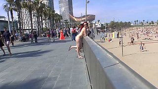 Amateur redhead Eurobabe Linda Sweet fucked in public