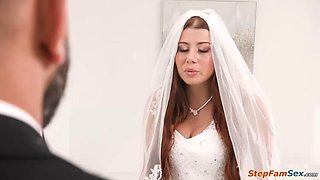 Im fucking the bride to calm her nerves