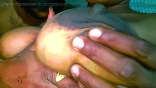 Indian Pregnant Bhabhi Shows Big Saggy Boobs And Gets Hot Kissing With Husband In Village