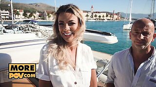 Flattering Shalina Devine - summer time scene - Its POV